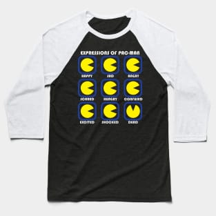 The Expressions of Pac-Man Baseball T-Shirt